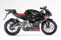 Aprilia Rs 125 black