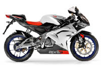 Aprilia Rs 125 white